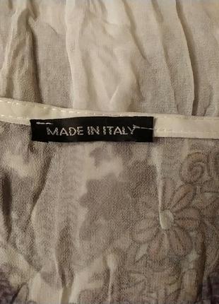 Шикарная жатая блуза made in italy/шелк, вискоза, полиэстер9 фото