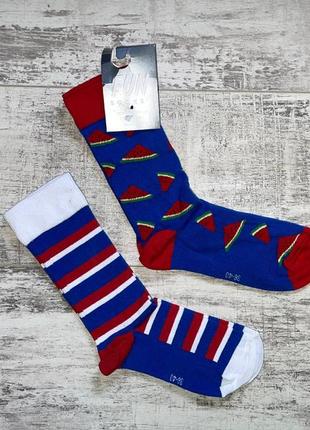 Шкарпетки високі 2 пари жіночі розмір 36-40 fun socks.ціна за упаковку.