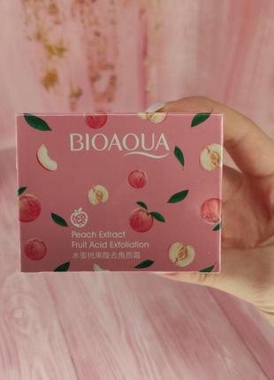 Пілінг для обличчя з персиком bioaqua peach extract fruit acid exfoliation3 фото