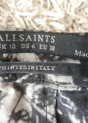 Натуральные брюки, шелк, allsaints3 фото