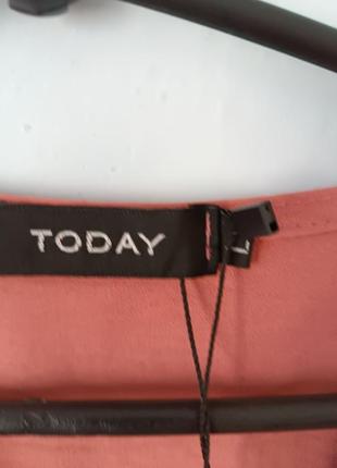 Блуза блузка базовая классическая розовая с длинным рукавом сток day6 фото