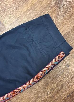 Чоловічі штани штани чиносы завужені з лампасами chino asos3 фото