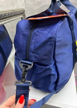 Фіолет - 50х32х20 см - стильна, яскрава та практична спортивно-дорожня сумка  - розмір l (5145)10 фото