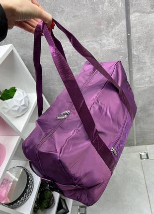 Фіолет - 50х32х20 см - стильна, яскрава та практична спортивно-дорожня сумка  - розмір l (5145)3 фото