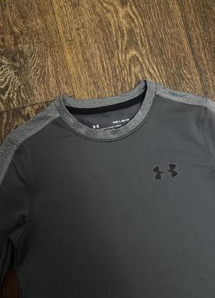 Спортивна кофта рашгард на флісі under armour оригінал р.134-1402 фото