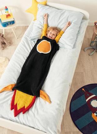 Meradiso. плед кокон спальник плюшевый ракета 45 * 135 см