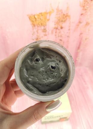 Кислородная-пузырчатая маска для лица bioaqua skin care carbonated bubble clay mask очищающая и отслояющая, 100g7 фото