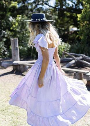 Неймовірна лілова сукня2 фото