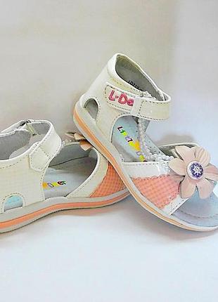 Босоніжки сандалі для дівчинки b&amp;g little deer р.25