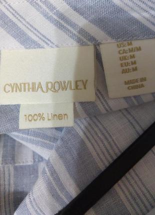 Блузка з льону  cynthia rowley8 фото