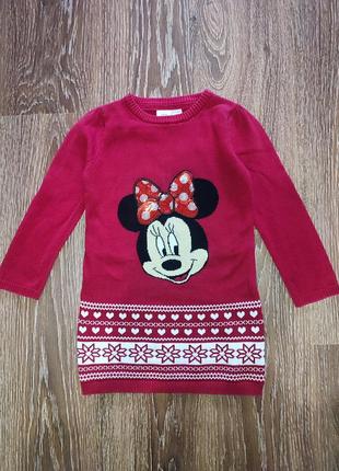 Платье туника для девочки 4-5р 110см disney