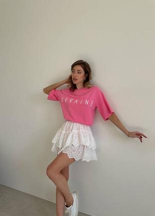 Футболка с надписью ukraine🧡🌾