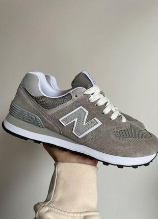 Чоловічі кросівки нью беланс 574 сірі / new balance 574 grey