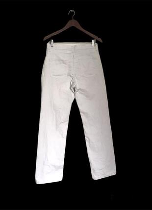 Белоснежные широкие джинсы3 фото