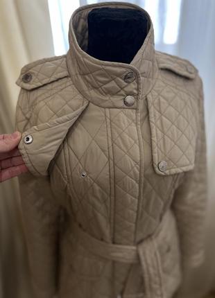 Шикарний 🔥🔥🔥стьобаний тренч/пальто/куртка, anne klein, розмір с/м4 фото