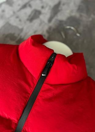 Червона тепла безрукавка мужская демисезонная жилетка безрукавка nike pro5 фото