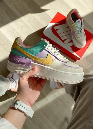 Женские кроссовки nike air force shadow люкс качество
