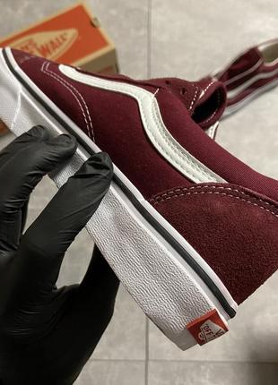 👆vans old skool red white👆кеди ванс олд скул (36рр - 45рр)8 фото