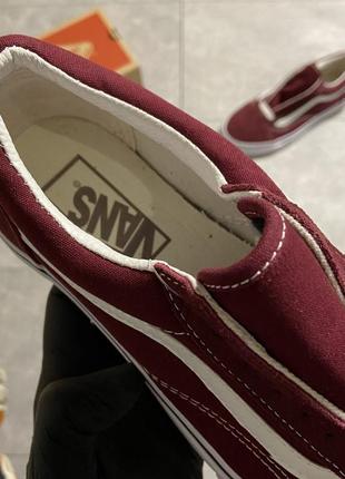 👆vans old skool red white👆кеди ванс олд скул (36рр - 45рр)9 фото