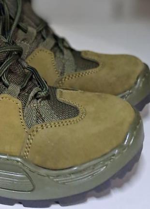 Армійські черевики чоловічі олива демісезонні,осінь,весна,осінні,весняні,хакі тактичні шкіряні2 фото