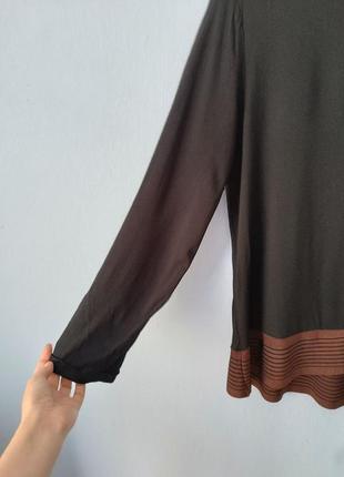 Кофта джемпер блузка базовая классическая визскоза с длинным рукавом3 фото
