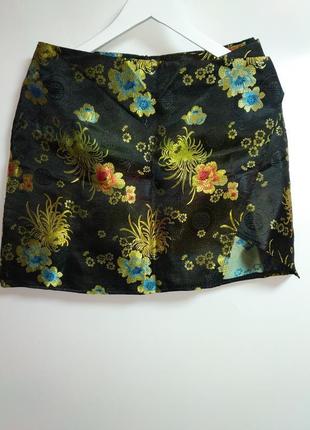 Жаккардовая юбка размера l сток3 фото