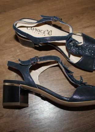 Шкіряні босоніжки caprice premium, 37 розмір