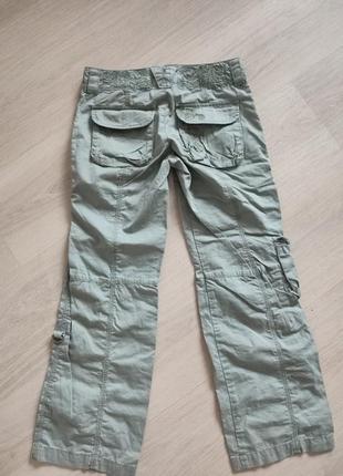 Брюки cargo denim co для девочки5 фото