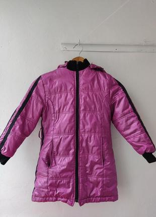 Пальто курточка для девочки лет 7
