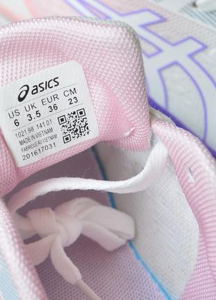 Asics gel-excite 10 белые с розовым кроссовки кеды женские ассикс сетка весенние летние демисезонные демисезон низкие3 фото