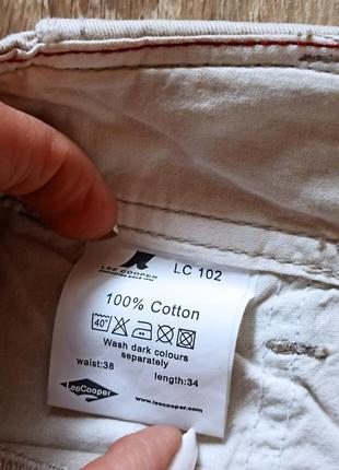 Брюки коттоновые (джинса грубая) мужские "lee cooper"4 фото
