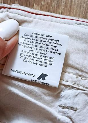 Брюки коттоновые (джинса грубая) мужские "lee cooper"5 фото