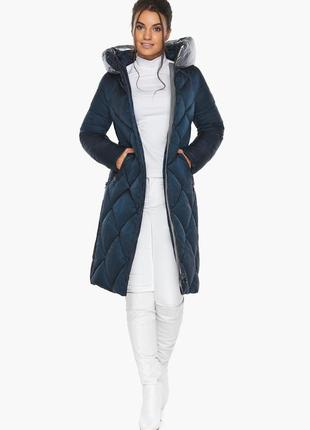 Сапфировая куртка женская длинная модель 46510 (остался только 42(xxs))4 фото
