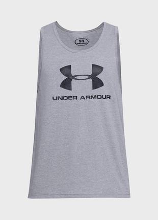 Чоловіча сіра майка sportstyle logo tank4 фото