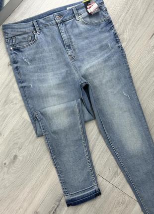 Джинсы с высокой посадкой m&s