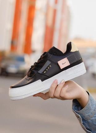 Жіночі кросівки nike air force 1 type 354  люкс якість