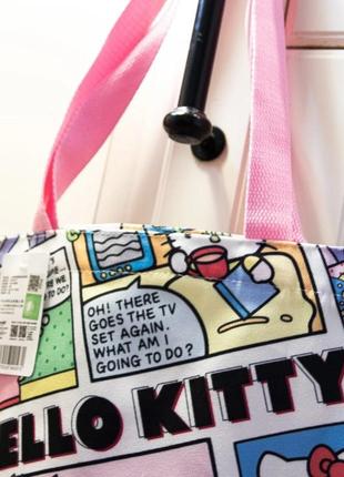 Sanrio: сумка-шоппер hello kitty, эко торба6 фото