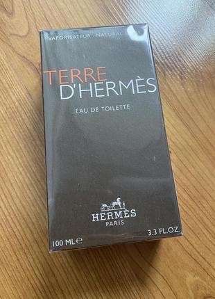 Мужские духи hermes terre d'hermes edt 100 ml.