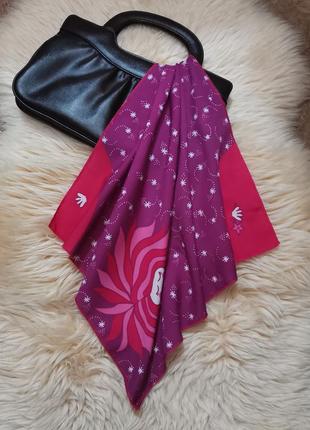Платок бандана повязка на голову на шею на руку на сумку вискоза сатиновый эко платок гаврош каре4 фото