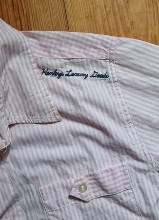 Брендова фірмова англійська бавовняна рубашка сорочка henleys,оригінал,розмір m-l.6 фото