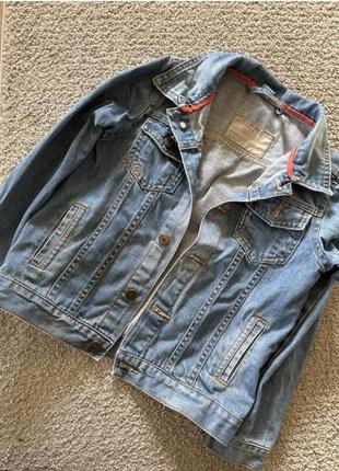 Джинсовый пиджак (цвет на фото 4)1 фото