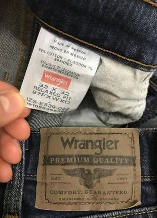 Мужские джинсы брюки vintage wrangler size 33/32 оригинал8 фото