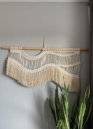 Большое панно макраме