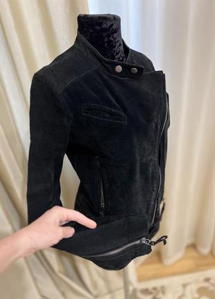 Коротка замшева куртка vero moda, розмір хс/с9 фото