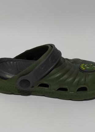 Шльопанці шльопанці з динозавром як крокс крокси crocs розмір 272 фото