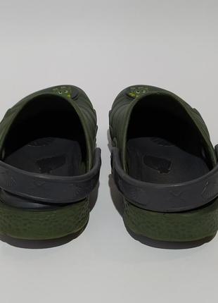 Шльопанці шльопанці з динозавром як крокс крокси crocs розмір 277 фото