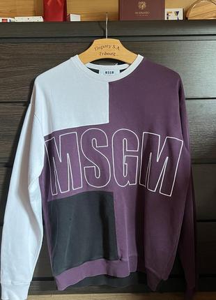 Свитшот sweatshirt msgm унисекс оригинал milano milano3 фото