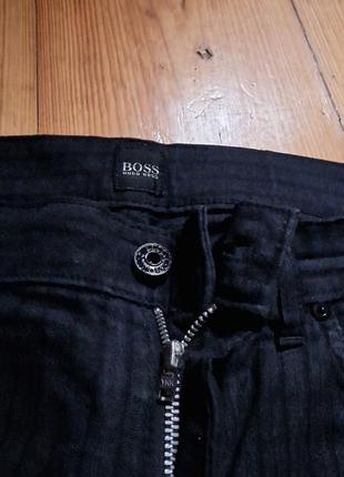 Брендовые фирменные демисезонные хлопковые брюки hugo boss,оригинал,размер 38/34.4 фото