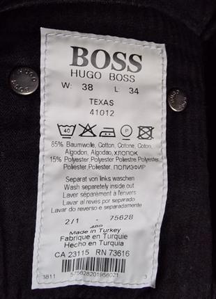 Брендовые фирменные демисезонные хлопковые брюки hugo boss,оригинал,размер 38/34.6 фото
