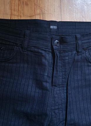 Брендовые фирменные демисезонные хлопковые брюки hugo boss,оригинал,размер 38/34.3 фото